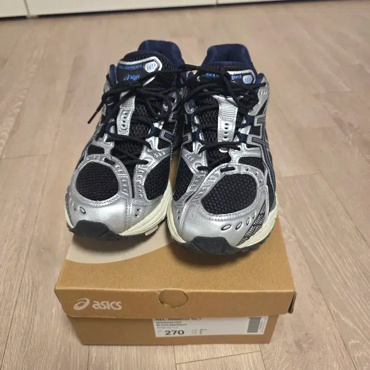 [BUNJANG] ASICS Gel Nimbus 10.1 Black Midnight Running Shoes (270) / 아식스 젤님버스 10.1 블랙 미드나잇 (270)