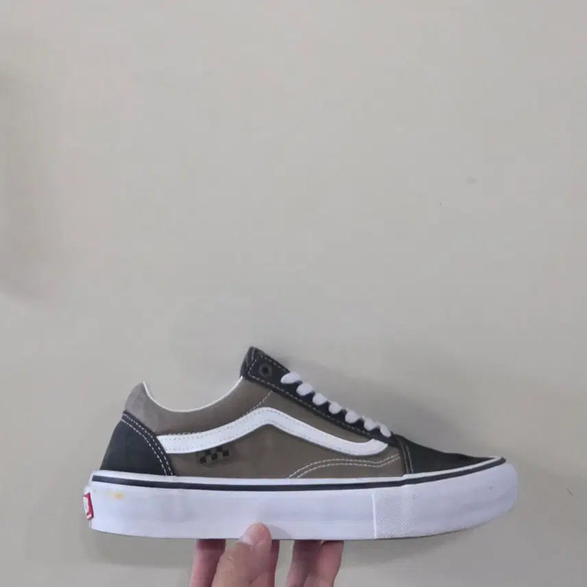 [BUNJANG] Vans Skate Old Skool PopCush Duracap Gothic Olive Sneakers / [270] 반스 스케이트 올드스쿨 팝쿠쉬 고딕올리브ㅡ단종매물,최저가