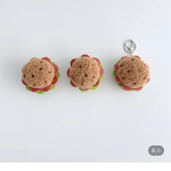 [SOLD OUT] 햄버거 인형 키링