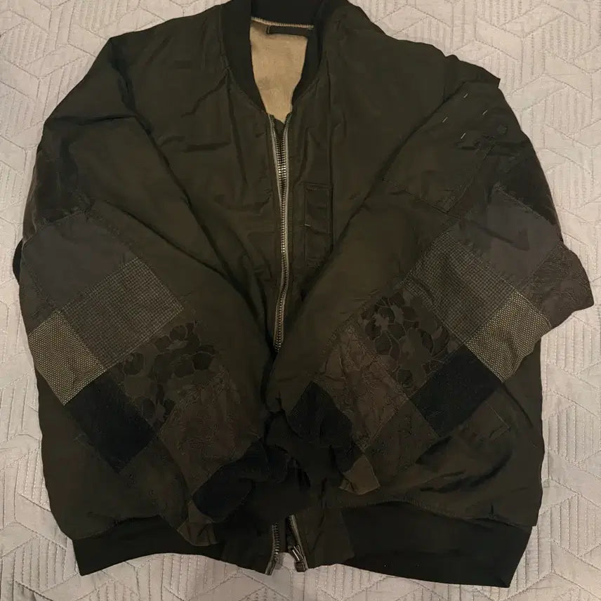 [BUNJANG] Polytelu Patched MA-1 Bomber Jacket / 폴리테루 패치드 마원 ma-1 25ss 3사이즈