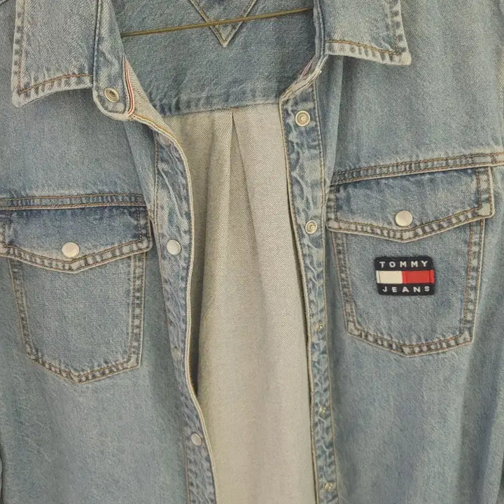 [BUNJANG] Tommy Jeans Denim Jacket Shirt / 타미진 데님 쟈켓 남방