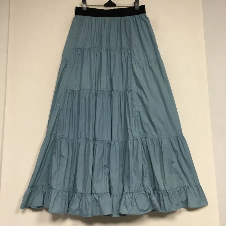 [BUNJANG] Thursday Island Tiered Maxi Skirt / 써스데이아일랜드 티어드 맥시 스커트 S