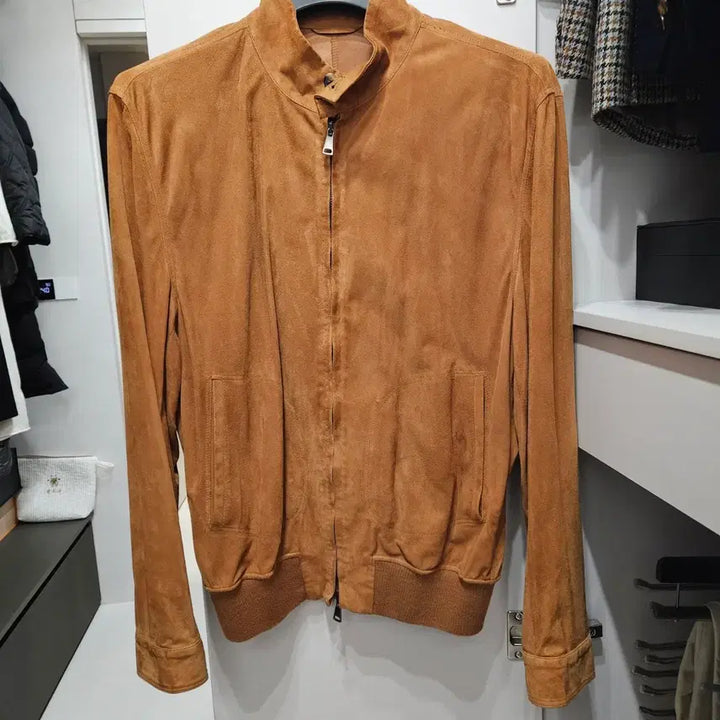 [BUNJANG] Refugio Suede Jacket Size 52 / 리퓨지오 스웨이드 자켓 52 사이즈