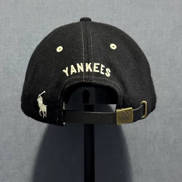 [BUNJANG] New Era MLB x Ralph Lauren Yankees Retro Crown Strapback Black / 뉴에라 MLB x 랄프로렌 뉴욕 양키스 레트로크라운 스트랩백 블랙