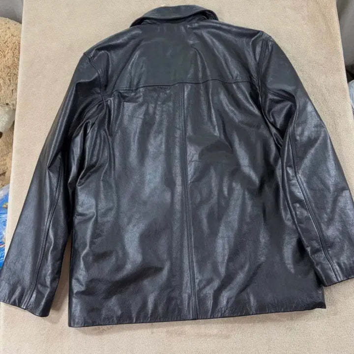 [BUNJANG] J.Crew Leather Car Coat Black Jacket / 제이크루 레더 카코트 블랙 L 올드갭 가죽자켓