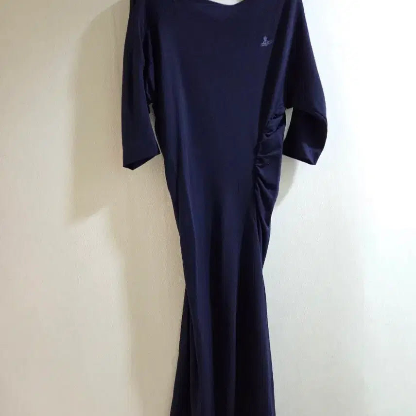[BUNJANG] Vivienne Westwood Shirred Drape Long Dress / 비비안웨스트우드 정품 셔링 드레이프 롱 원피스
