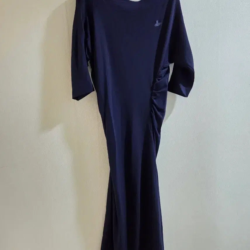 [BUNJANG] Vivienne Westwood Shirred Drape Long Dress / 비비안웨스트우드 정품 셔링 드레이프 롱 원피스