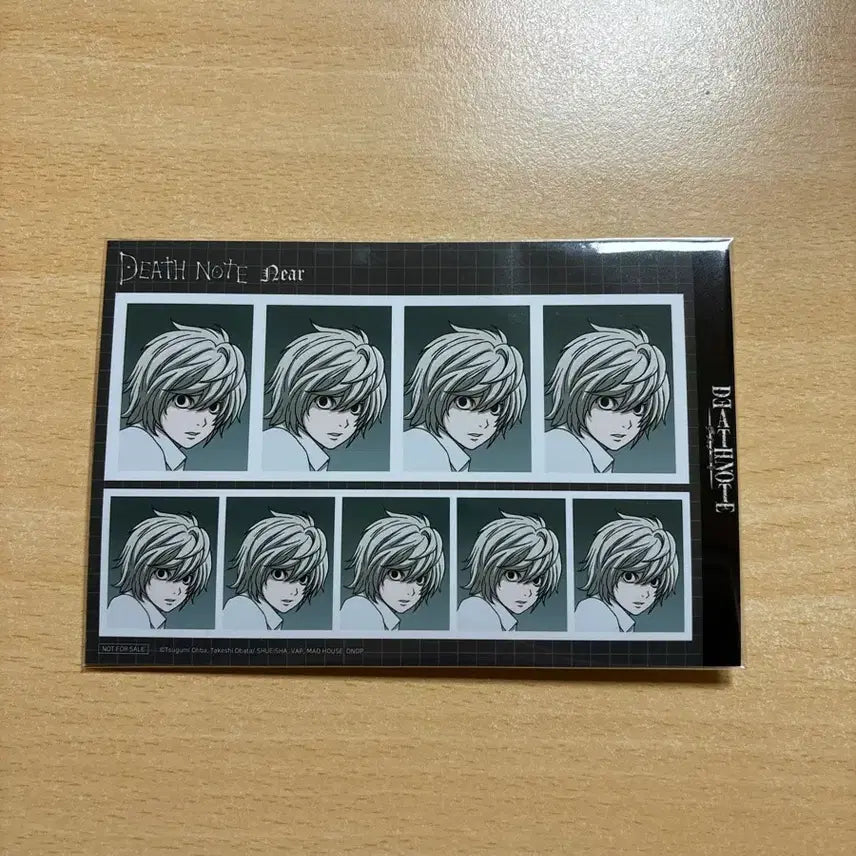 [BUNJANG] Death Note Near Cafe Special Edition Photo Card / 데스노트 니아 증명사진 카페 특전 카드