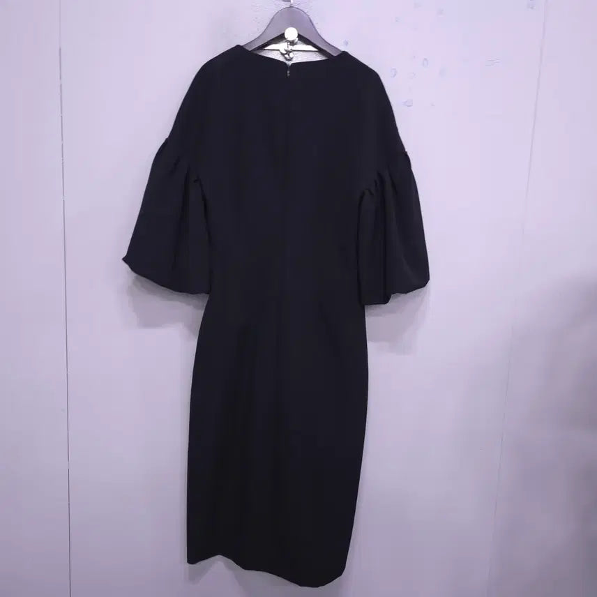 [BUNJANG] ZARA Black Balloon Sleeve Dress - L / 자라) 춘추 블랙 벌룬 소매 원피스 -L