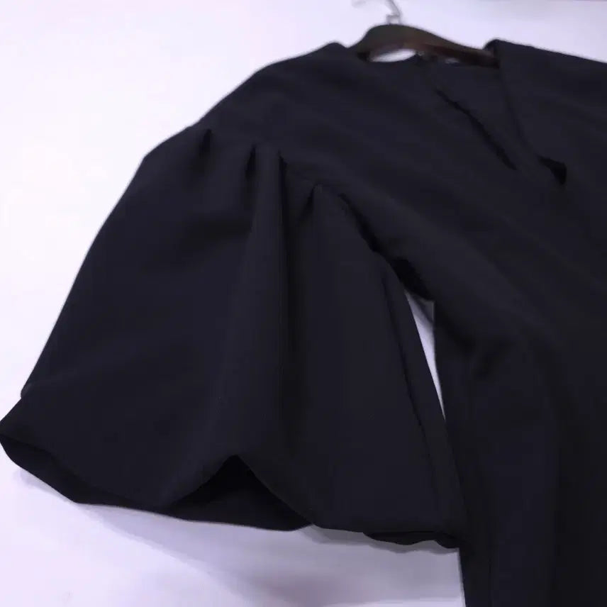 [BUNJANG] ZARA Black Balloon Sleeve Dress - L / 자라) 춘추 블랙 벌룬 소매 원피스 -L