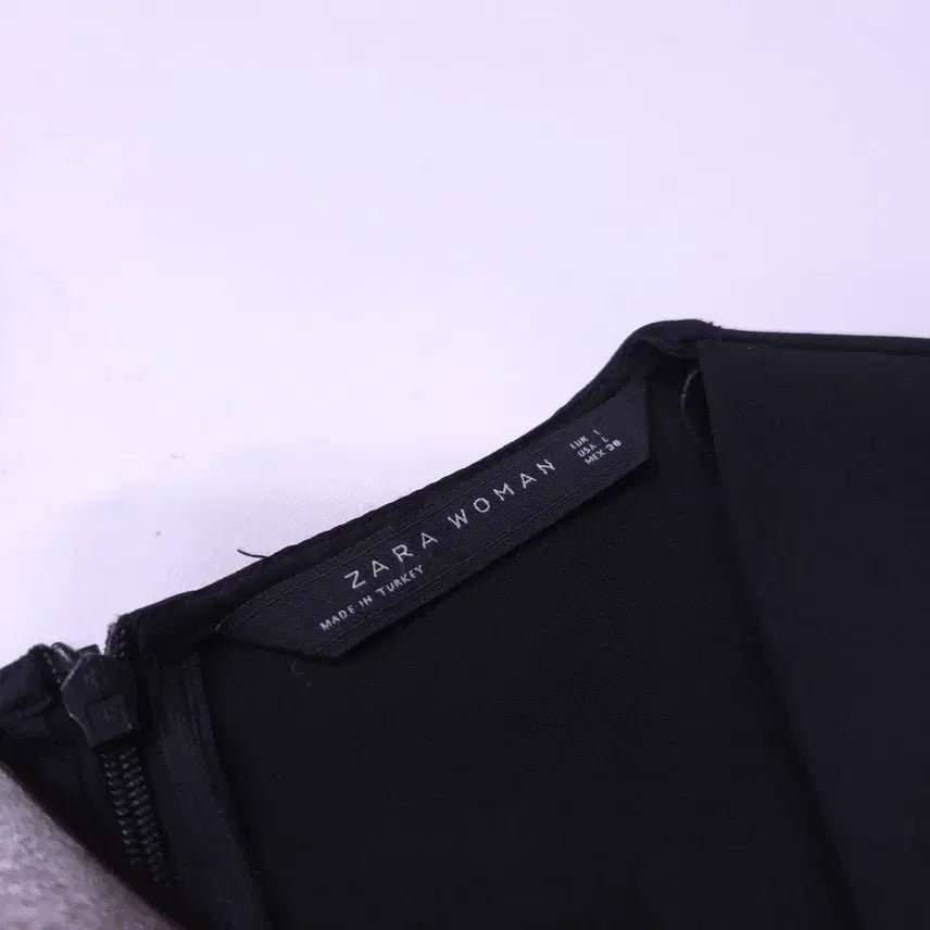 [BUNJANG] ZARA Black Balloon Sleeve Dress - L / 자라) 춘추 블랙 벌룬 소매 원피스 -L