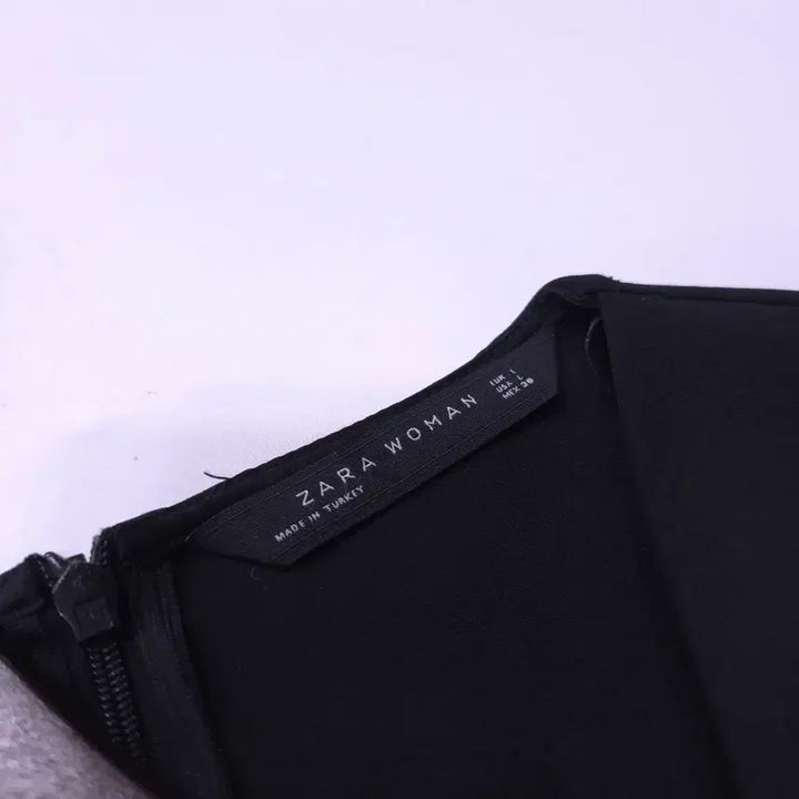 [BUNJANG] ZARA Black Balloon Sleeve Dress - L / 자라) 춘추 블랙 벌룬 소매 원피스 -L