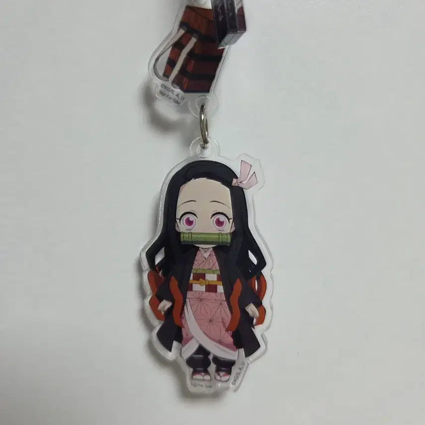 [BUNJANG] Mediheal Nezuko Keyring / 귀멸의칼날 메디힐 콜라보 네즈코 키링