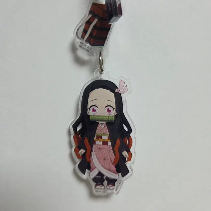 [BUNJANG] Mediheal Nezuko Keyring / 귀멸의칼날 메디힐 콜라보 네즈코 키링