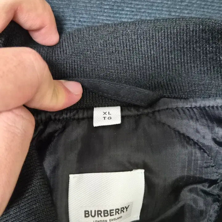 [BUNJANG] Burberry Check Pattern Bomber Jacket XL / 정품 버버리 체크 패턴 봄버 자켓 XL