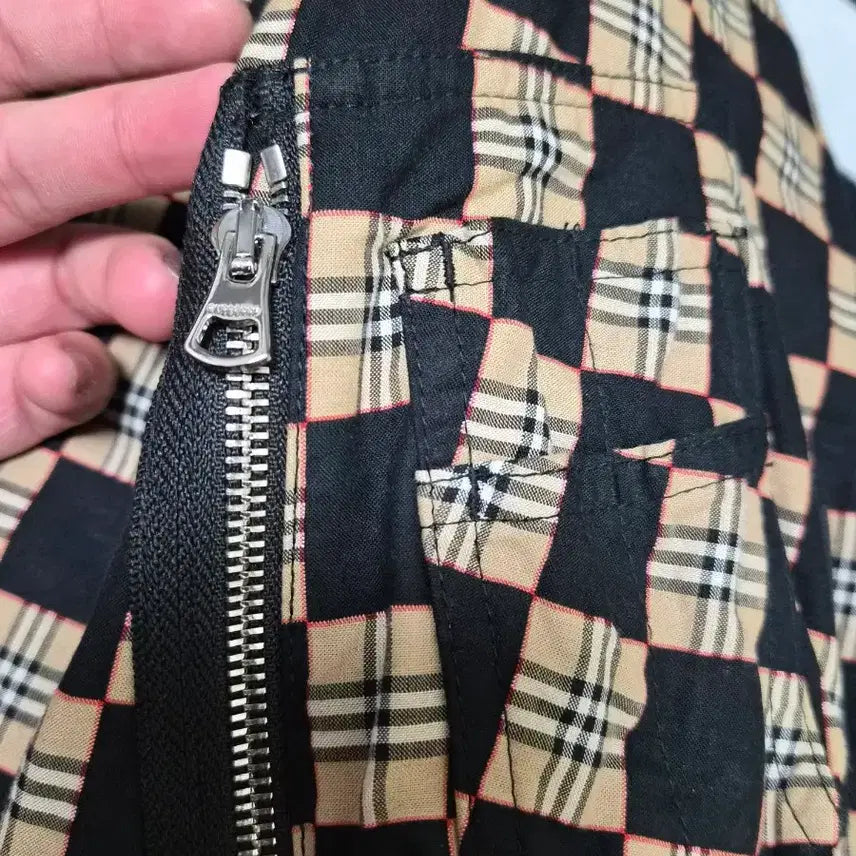 [BUNJANG] Burberry Check Pattern Bomber Jacket XL / 정품 버버리 체크 패턴 봄버 자켓 XL