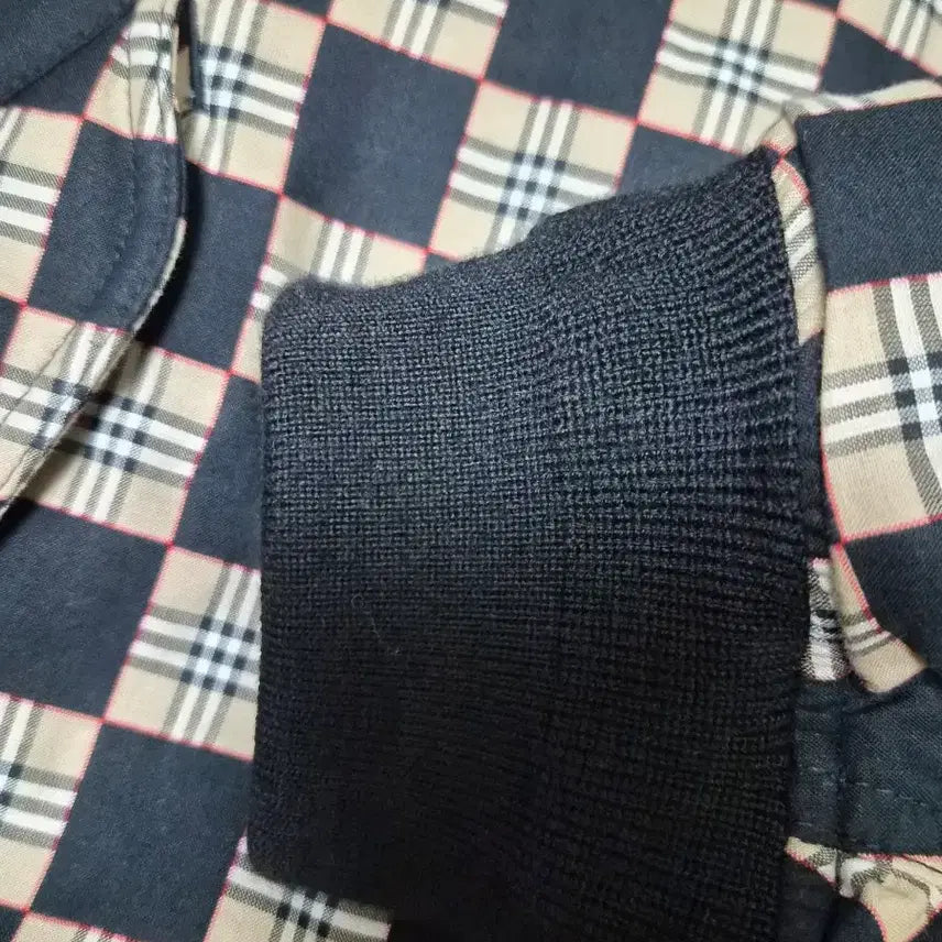 [BUNJANG] Burberry Check Pattern Bomber Jacket XL / 정품 버버리 체크 패턴 봄버 자켓 XL