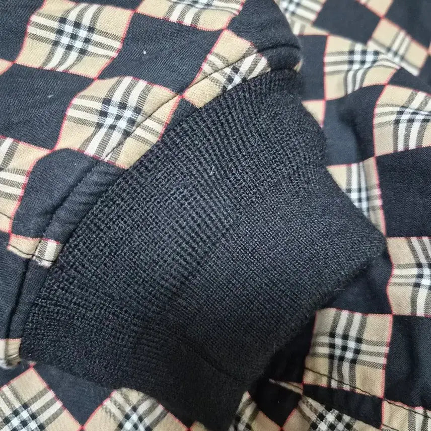 [BUNJANG] Burberry Check Pattern Bomber Jacket XL / 정품 버버리 체크 패턴 봄버 자켓 XL