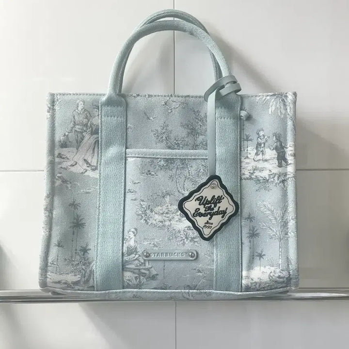 [BUNJANG] Starbucks French Summer Picnic Tote Bag / 스타벅스 프렌치 서머 피크닉 토트백 가방