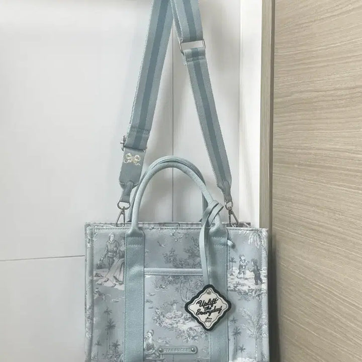 [BUNJANG] Starbucks French Summer Picnic Tote Bag / 스타벅스 프렌치 서머 피크닉 토트백 가방