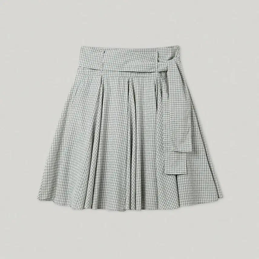 [BUNJANG] Smoothmood Nineta Check Skirt / 스무드무드 니네타 스커트 체크