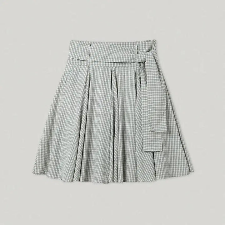 [BUNJANG] Smoothmood Nineta Check Skirt / 스무드무드 니네타 스커트 체크