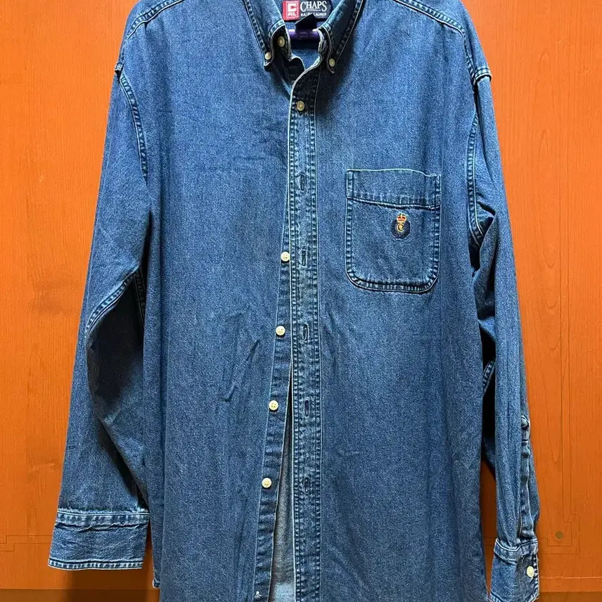 [SOLD OUT] CHAPS 랄프로렌 데님 셔츠 남방