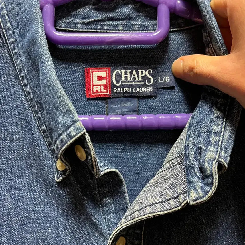 [SOLD OUT] CHAPS 랄프로렌 데님 셔츠 남방