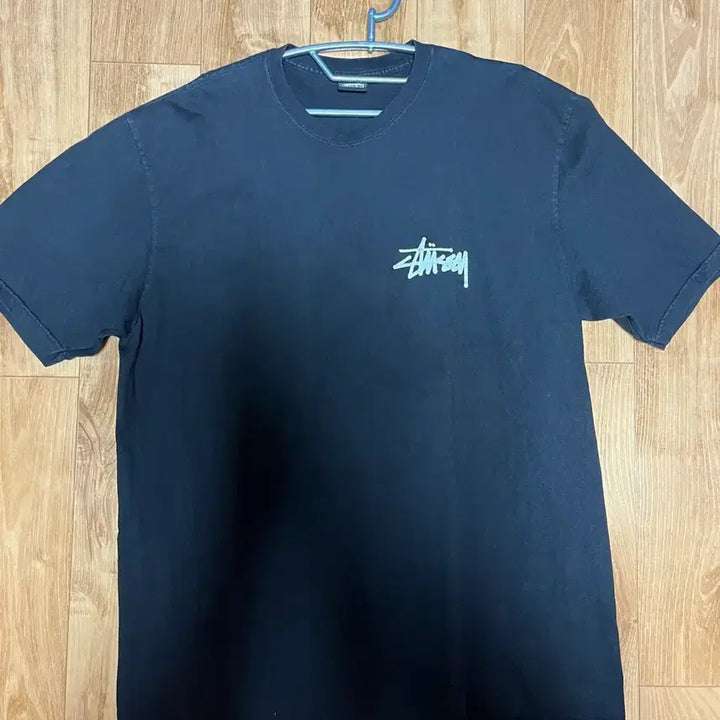 [SOLD OUT] 스투시 올드 폰 피그먼트 다이드 티셔츠 블랙