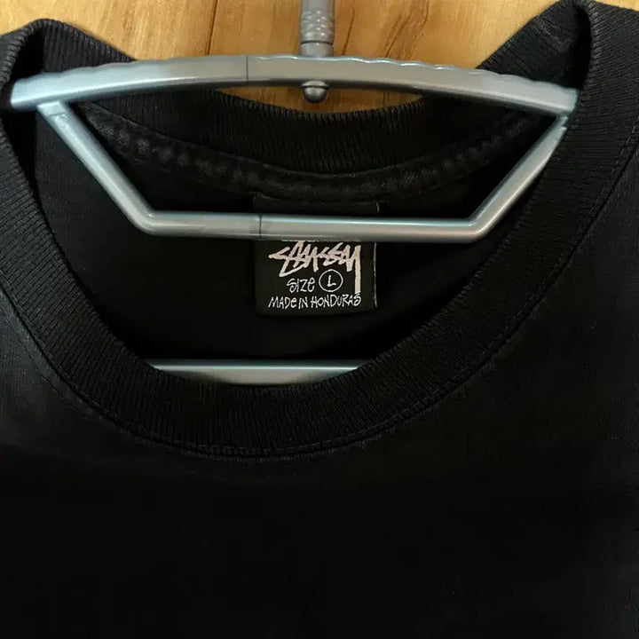 [SOLD OUT] 스투시 올드 폰 피그먼트 다이드 티셔츠 블랙