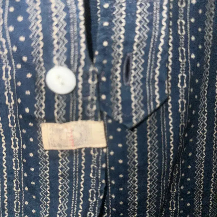 [SOLD OUT] 더블알엘 RRL 인디고 프린트 워크 셔츠