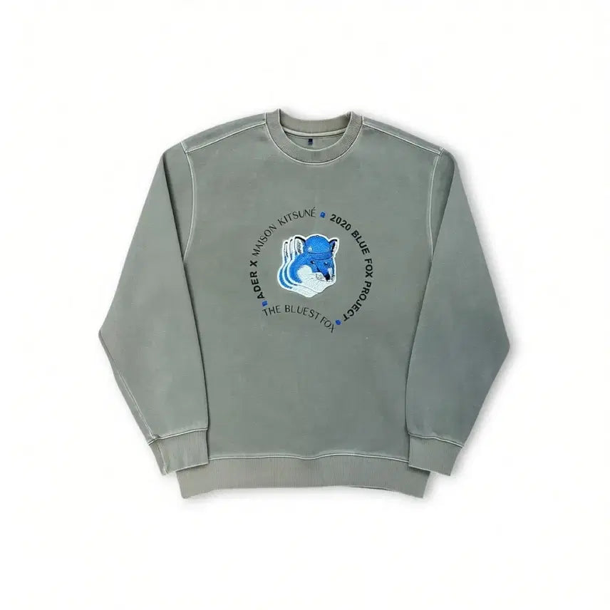 [BUNJANG] Ader Error x Maison Kitsuné Triple Fox Sweatshirt / 아더에러 x 메종키츠네 트리플폭스 맨투맨