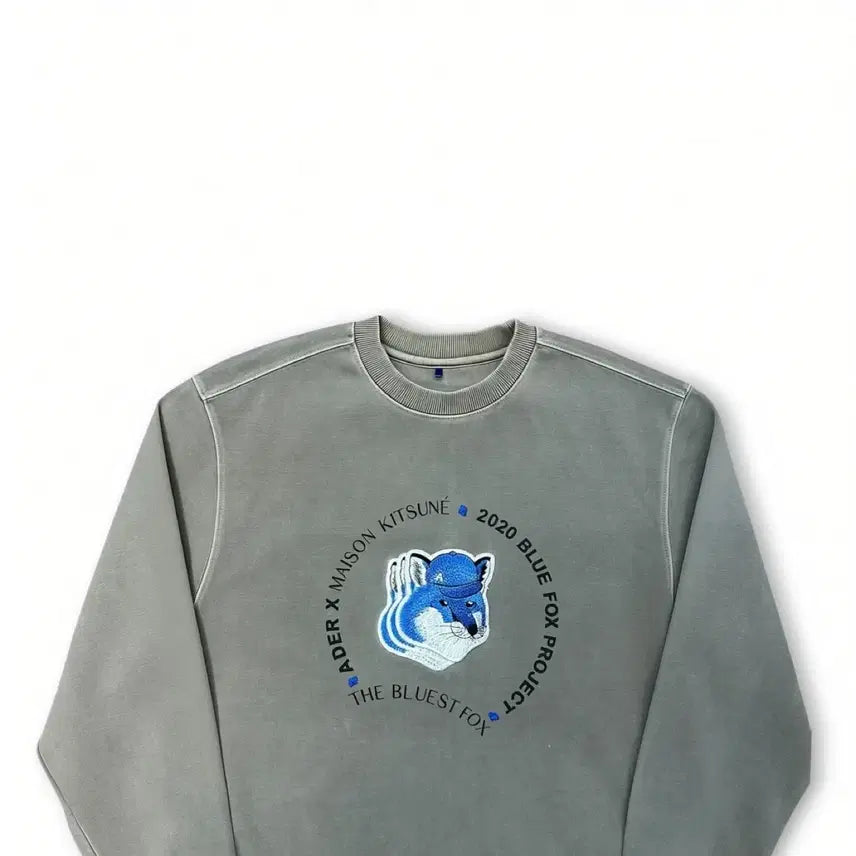 [BUNJANG] Ader Error x Maison Kitsuné Triple Fox Sweatshirt / 아더에러 x 메종키츠네 트리플폭스 맨투맨