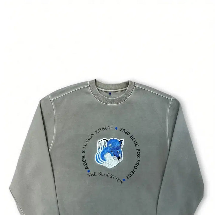 [BUNJANG] Ader Error x Maison Kitsuné Triple Fox Sweatshirt / 아더에러 x 메종키츠네 트리플폭스 맨투맨