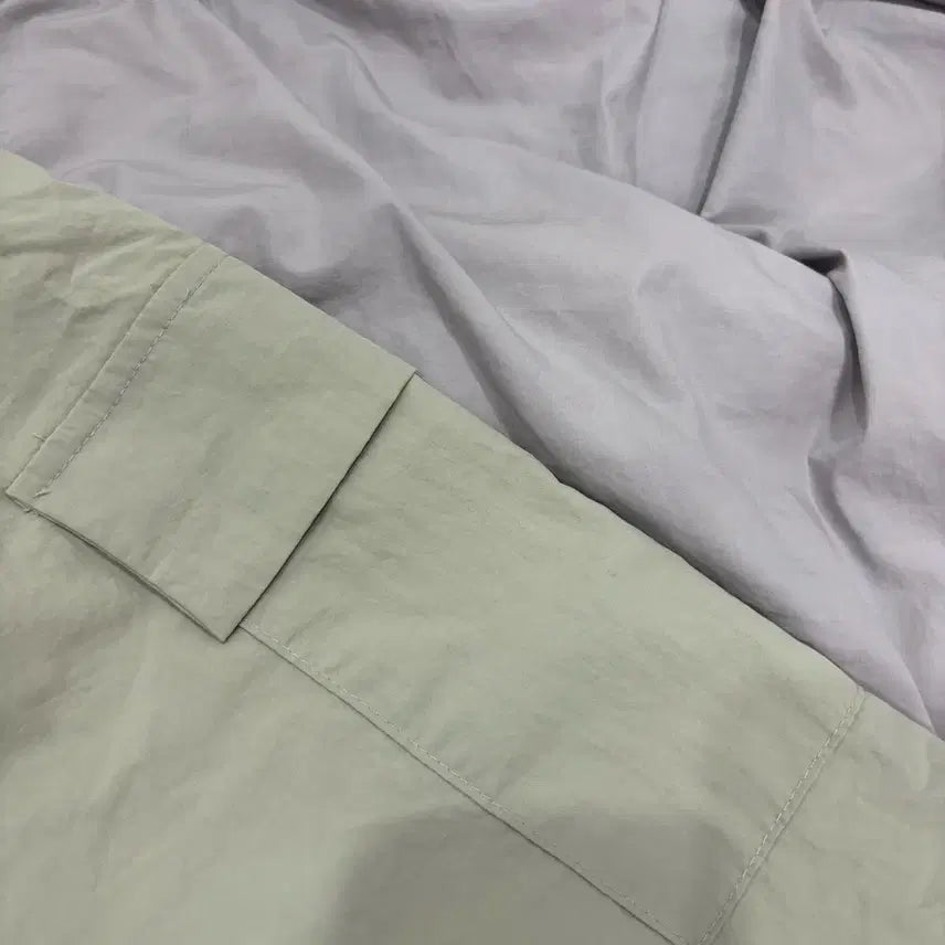 [BUNJANG] 300 Cargo Midi Skirt / 300 바스락 뒷트임 카고 밴딩 롱 스커트