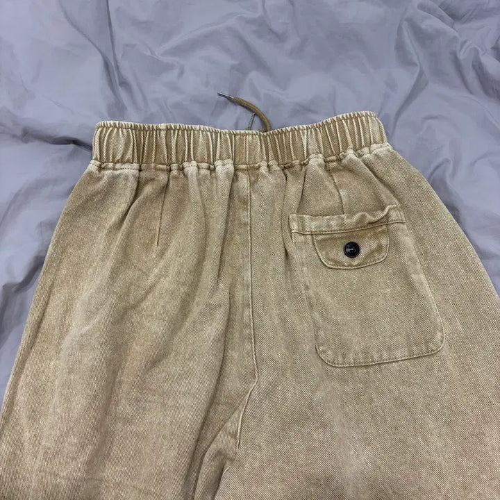 [SOLD OUT] 301 밴딩 워싱 커브드 컬러 데님 팬츠 베이지
