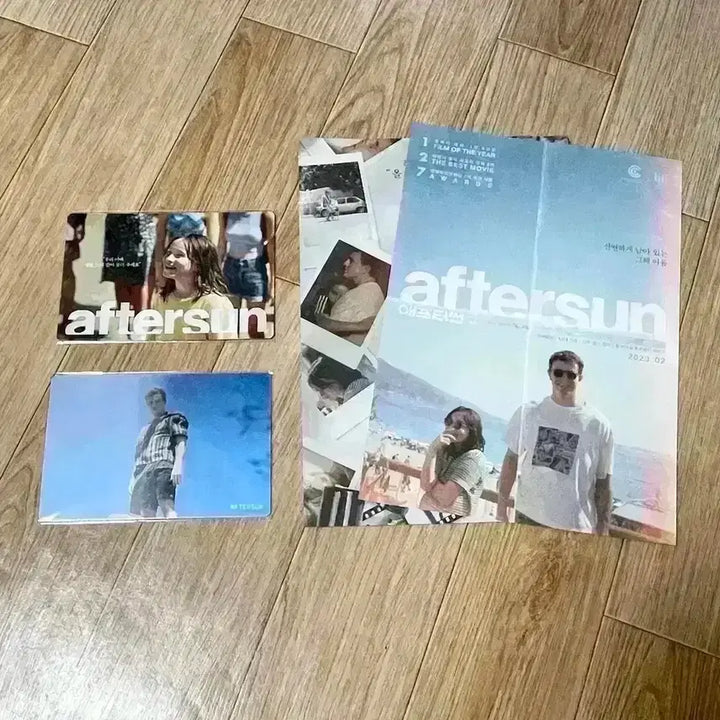 [BUNJANG] Aftersun Lenticular + Pamphlet + Postcard + Letter + Main Poster Bundle Set / [세트]애프터썬 렌티큘러+팜플렛 엽서 캘럼의편지 메인포스터팜플렛 영화굿즈