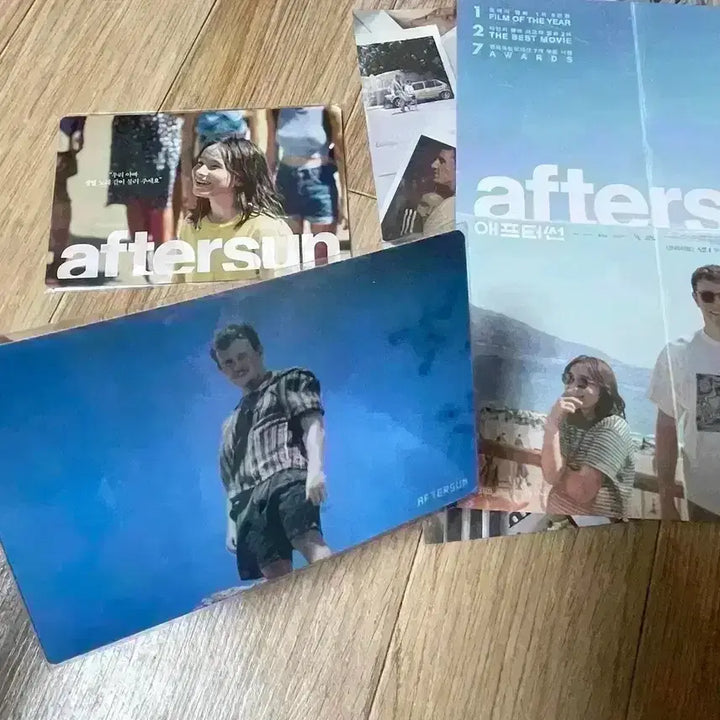[BUNJANG] Aftersun Lenticular + Pamphlet + Postcard + Letter + Main Poster Bundle Set / [세트]애프터썬 렌티큘러+팜플렛 엽서 캘럼의편지 메인포스터팜플렛 영화굿즈