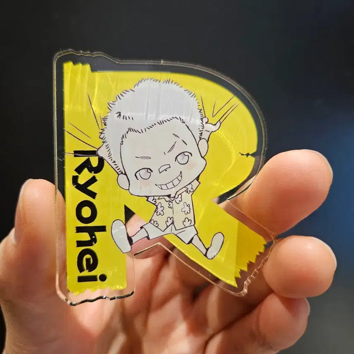 [BUNJANG] Katekyo Hitman Reborn! Ryohei Acrylic Badge / 가정교사히트맨리본 료헤이 원화전 아크릴 뱃지