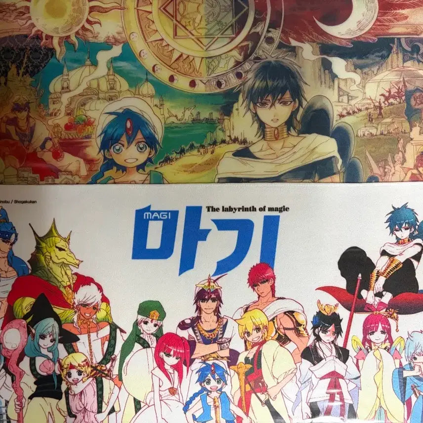 [BUNJANG] Magi Aladdin Alibaba Morgiana Ren Hakuryu Figure Bundle Set / 일괄)마기 피규어 알라딘 알리바바 모르지아나 연백룡 데스크매트 타올