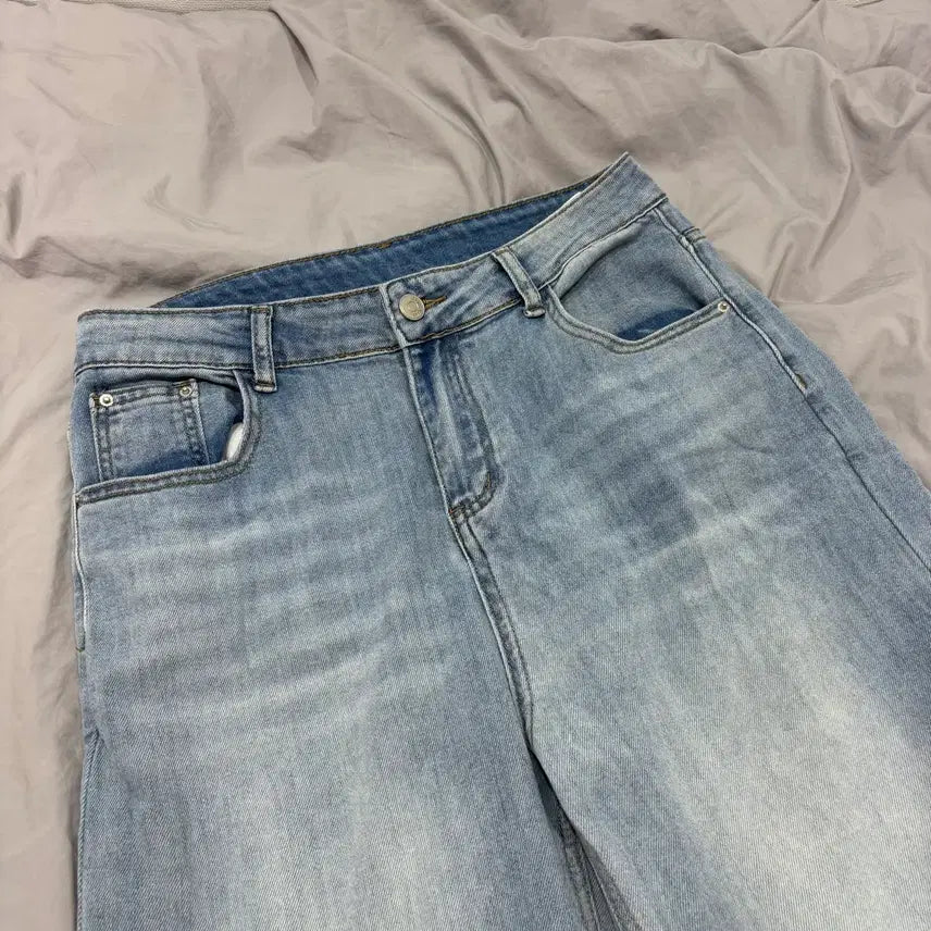 [SOLD OUT] 302 여름 데님 일자핏 팬츠 연청