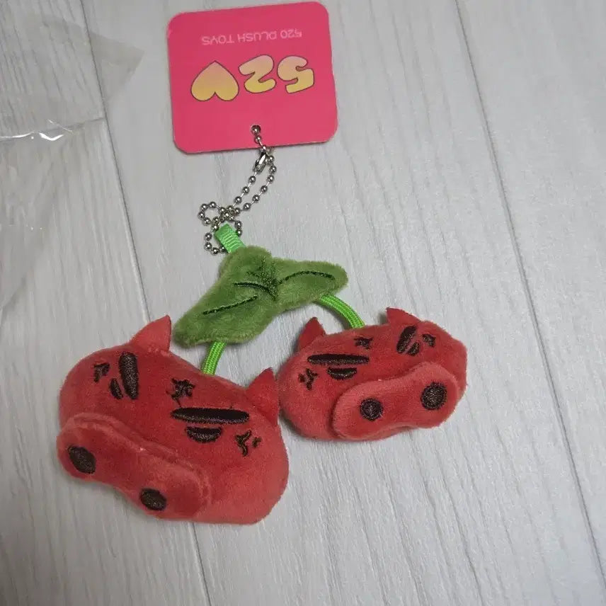 [BUNJANG] Buri Buri Cherry Keyring / 부리부리 체리 키링