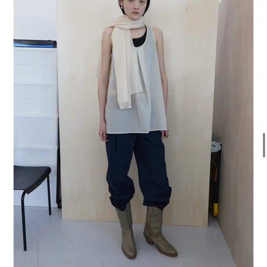 [BUNJANG] Pica Cotton Wide Pants / Pica 코튼 와이드 팬츠