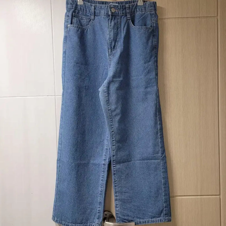 [BUNJANG] Elle Paris Wide Denim Pants / 엘르파리스 와이드청바지