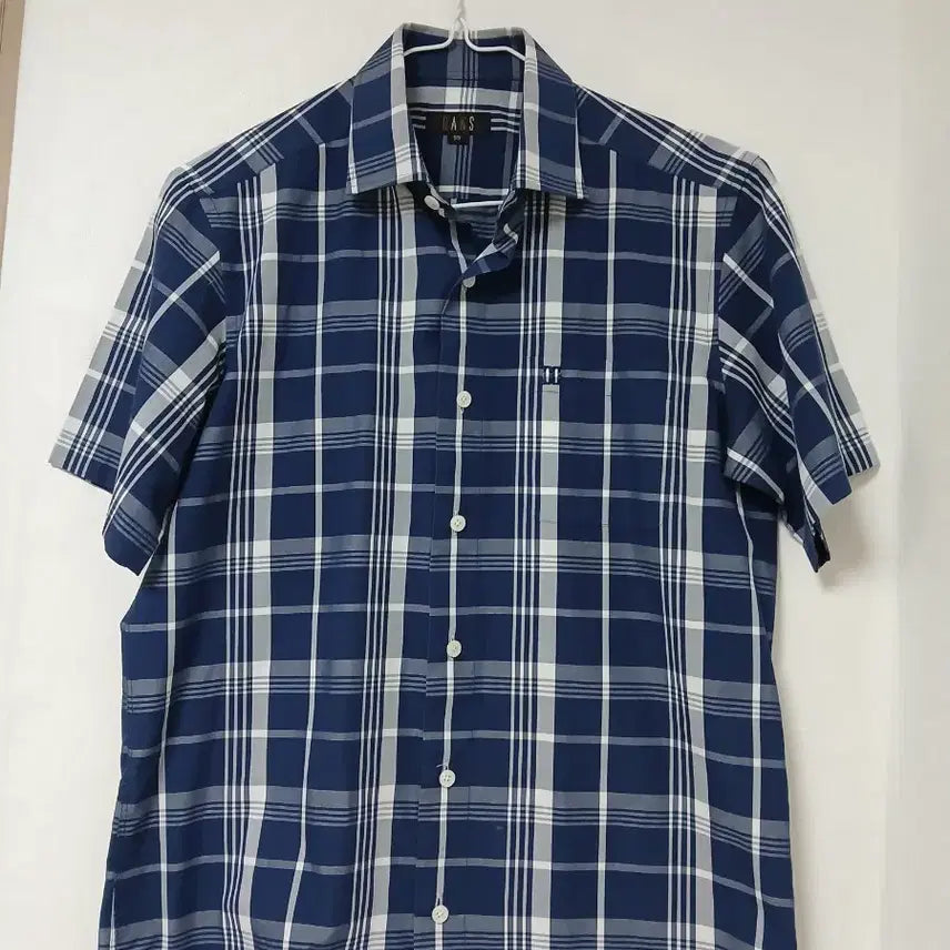[SOLD OUT] 닥스 반팔 체크 셔츠 남방 95