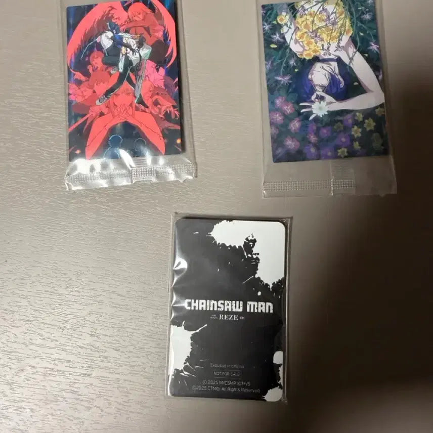 [SOLD OUT] 체인소맨 레제편 특전 렌티큘러 포토카드 미개봉