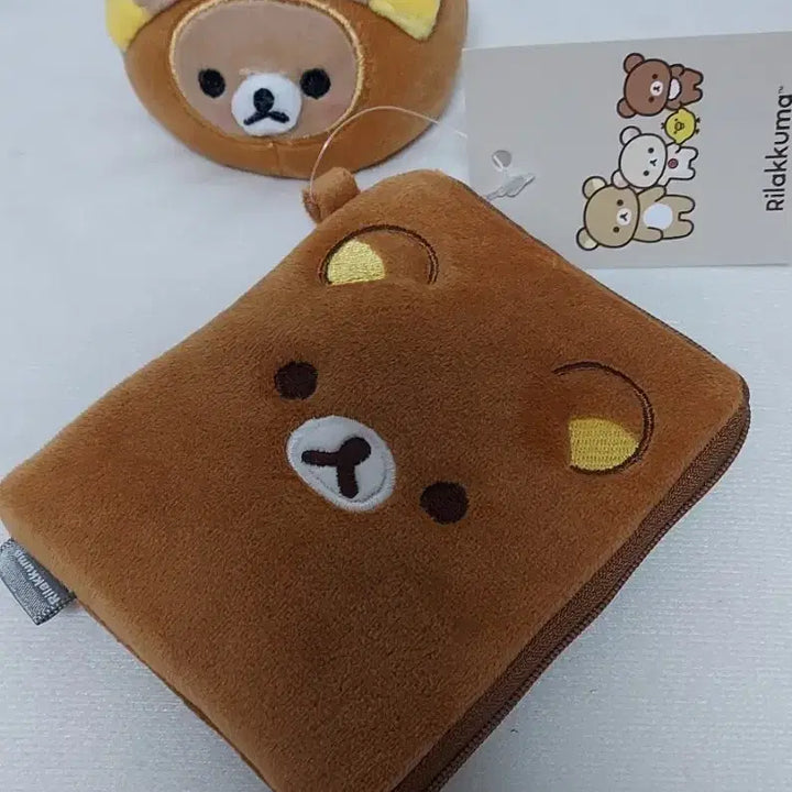 [BUNJANG] Rilakkuma Keyring &amp; Card Pouch Set / 리락쿠마키링  &amp; 리락쿠마카드 파우치