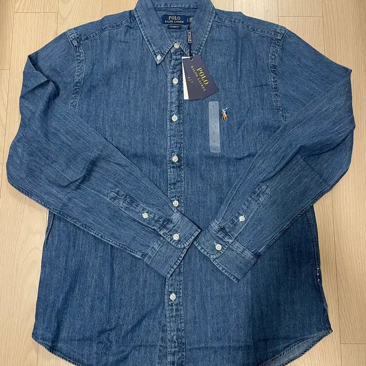 [BUNJANG] Polo Ralph Lauren Denim Shirt L / [새제품] 폴로 랄프로렌 Ralph Lauren 데님 청셔츠 L