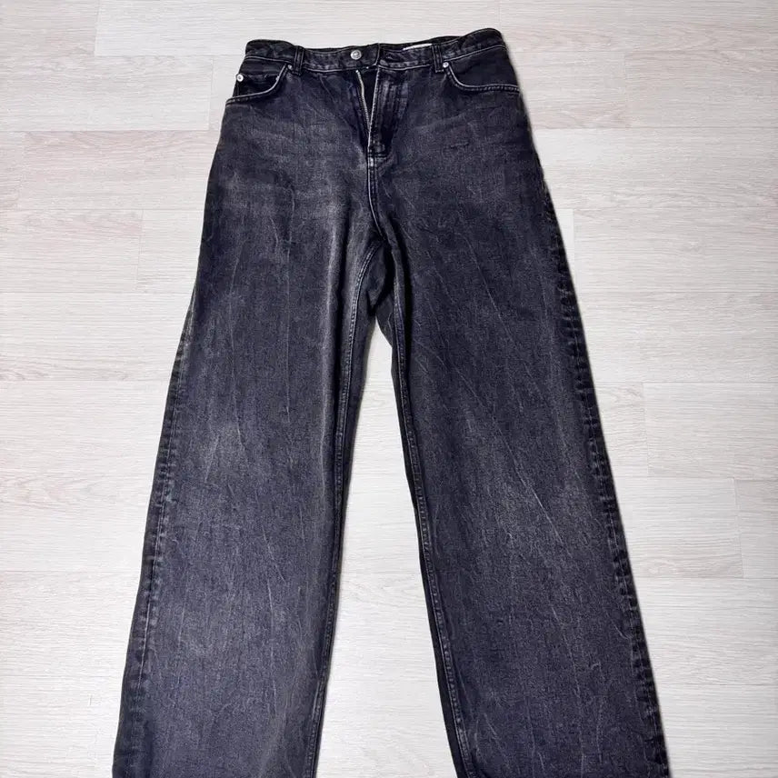 [BUNJANG] Modena Lakeside Ghost Black Denim Pants 28 / 모드나인 Lakeside Ghost 블랙 데님 팬츠 28