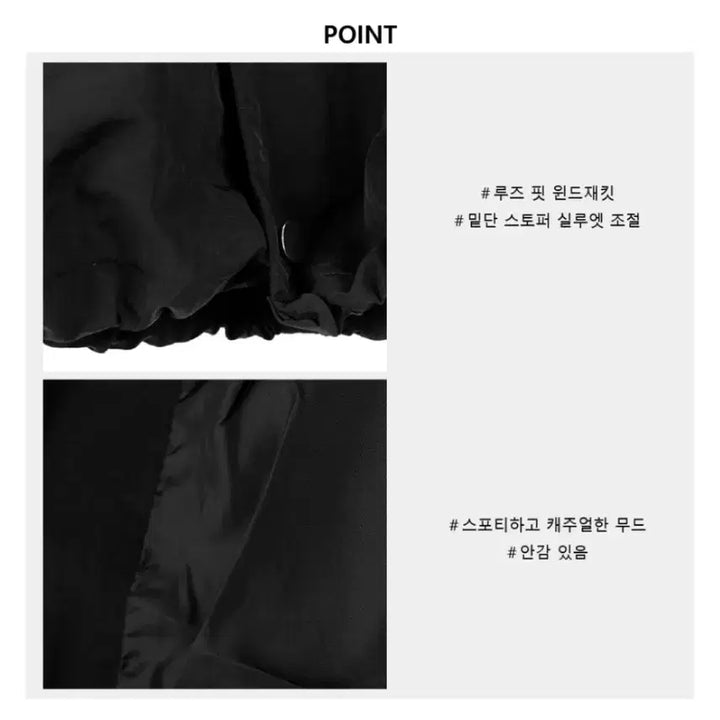 [BUNJANG] Lupone Oversized Windbreaker Jacket - Black / 루폰 오버핏 윈드 야상 자켓 블랙